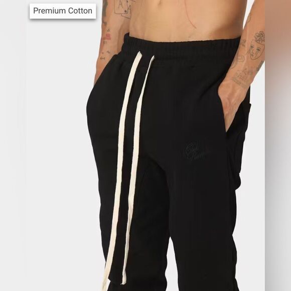 NWT Club Paradise Culture Kings Men’s Black Amalfi Sweatpants Joggers - Size 2XL - Picture 7 of 12